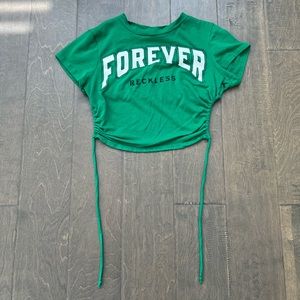 Forever Reckless Back Tie Shirt